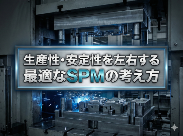 プレス加工におけるSPMとは？生産性・安定性を左右する最適なSPMの考え方サムネイル
