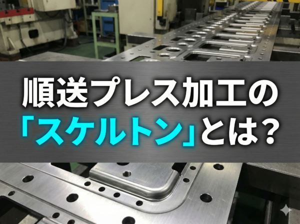 順送プレス加工のスケルトンとは?動画でスケルトンをご紹介!